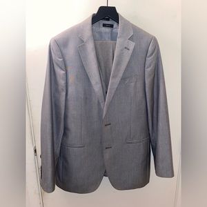 J. Ferrar grey suit + vest